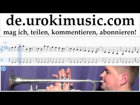 Trompete Lernen BONEZ MC & RAF CAMORA - AN IHNEN VORBEI Tabulatur Teil#1 um-995