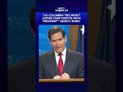 US Colombia Ties | "US-Colombia Ties Won't Suffer Over Dispute With President": Marco Rubio