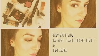 GRWM + REVIEW ft. Chanel, Kat Von D, Burberry, Marc Jacobs, Benefit, and L'oreal Pro Glow Foundation