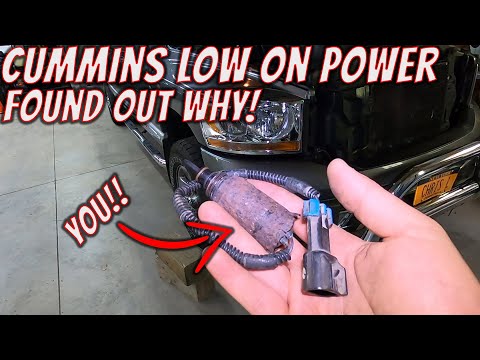5.9 Cummins suddenly low on power?  Check this!  Laraine gives me boost fits on a camping trip!!