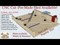 Flagship Table Saw Sled! Crosscut, Miter, Bevel, Dado, Picture Frames & More!