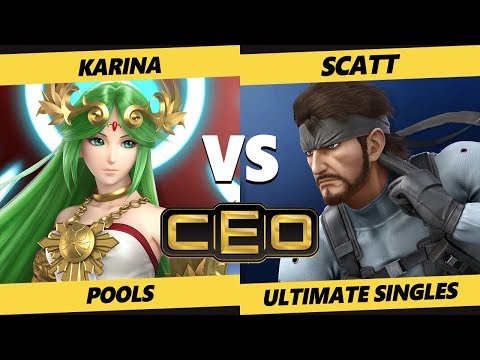 CEO 2019 SSBU - Xit | Karina (Palutena) Vs. MVG | ScAtt (Snake, Mega Man) Smash Ultimate Tournament