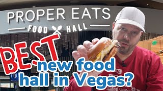 Is this the BEST New VEGAS Food Hall?  Proper Eats at ARIA Resort and Casino Las Vegas