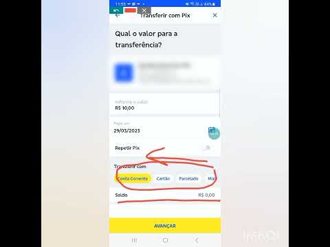 How to make a PIX transfer from a Banco do Brasil savings account