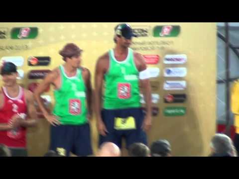 FIVB Beach Volleyball World Tour Moscow Grand Slam 2013 Award Ceremony