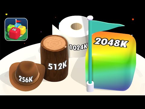 2048 Merge Blocks 3D Part 4 - Unlock 256K 512K 1024K 2048K Blocks | Android Games With Best Gameplay