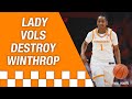 Lady Vols Dominate Winthrop The Vol Bros Podcast