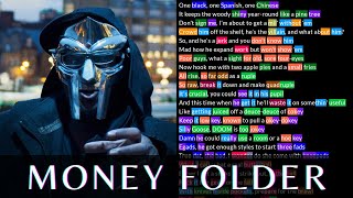 MF DOOM - Money Folder | Rhymes Highlighted