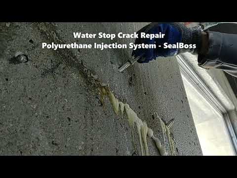 Water Stop Crack Repair - Polyurethane Injection System
