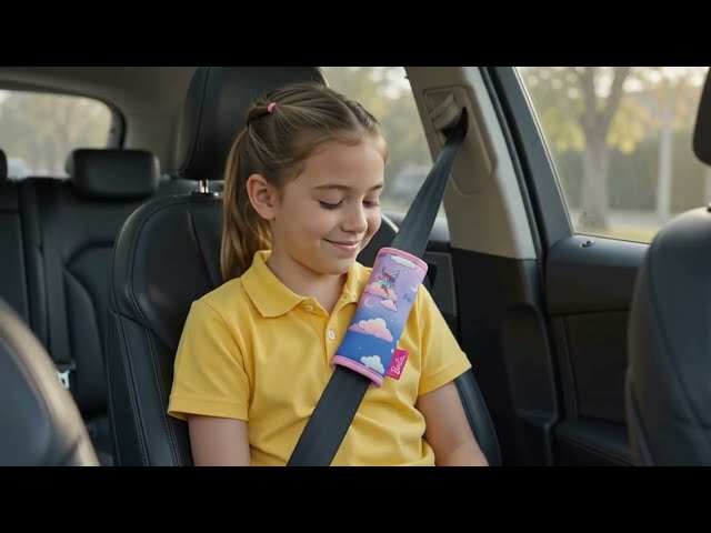 Vídeo relacionado con Tataway Correa de cinturón suave para viajes en coche, Batman, niños, superhéroes, hombre murciélago, seguridad, amarillo