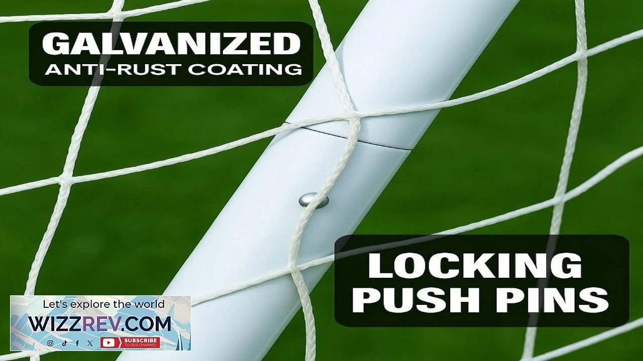 Vallerta Premier 18 X 7 Ft. Regulation Size Steel Soccer Goal