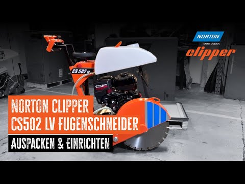 📦 Auspacken & Einrichten | Norton Clipper CS502 LV Fugenschneider