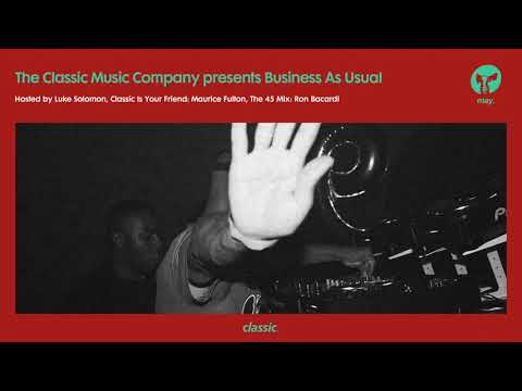 Business As Usual May 2019: Luke Solomon + Special Guest Ron Bacardi