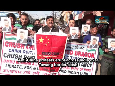 Anti China protests erupt across India over Tawang border clash