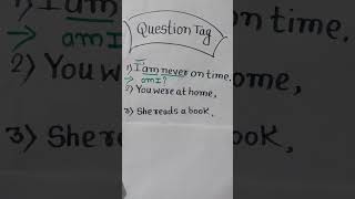 Question Tag #ssc #hsc #compitativeexams #englishgrammar