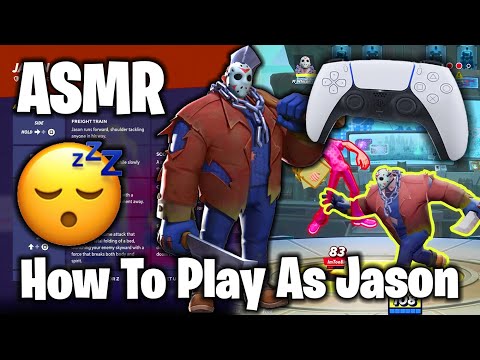 [ASMR]😴Multiversus: Learning All The Characters Powers & Abilities (Jason) - 🎮 Controller Sounds