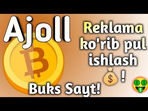 Ajoll / BITCOIN KRIPTOVALYUTASINI ISHLASH 💰 JUDA OSON BTC!