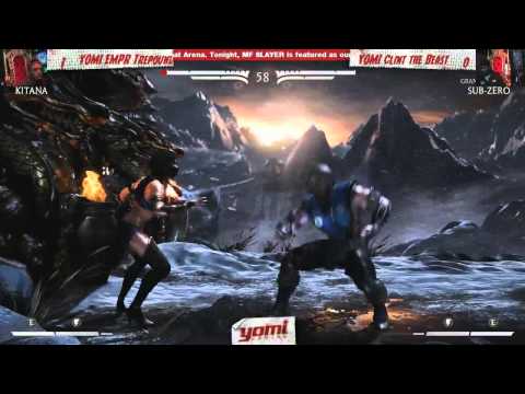 LB Round 5: YOMI EMPR Trepound (Kitana) vs. YOMI ATL Clint the Beast (D'vorah/Sub-Zero) - MKX; AKA W