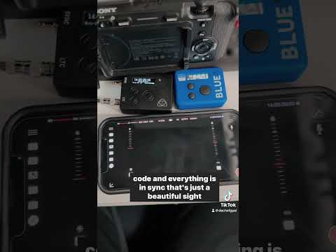 When your Sony FX3 timecode matches your: Zoom F3, Atomos Ultrasync One, UltraSync Blue and iPhone.