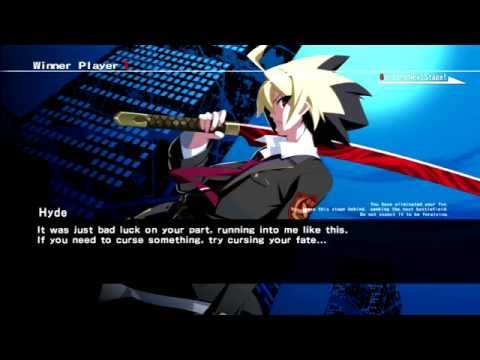 Under Night In Birth Exe: Late - Hyde Arcade Mode