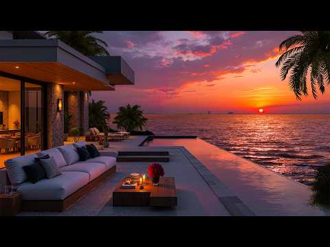 Soft Jazz on the Seaside Porch at Sunset – Smooth Bossa Nova to Uplift Your Spirit