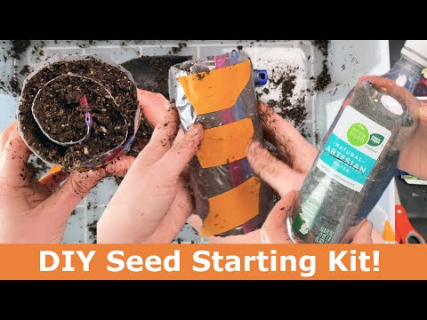 Seed Starting Setup for Small Spaces (Mini Seed Snails!)