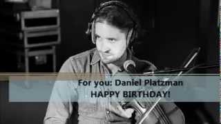 Mexican Dragons: Happy Birthday Daniel Platzman!