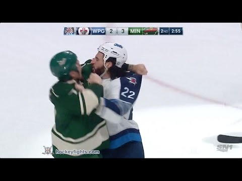Chris Thorburn vs Chris Stewart Oct 15, 2016