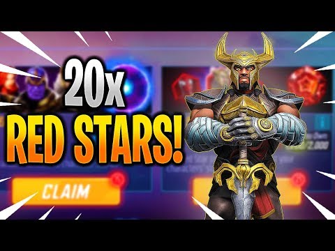 20+ HEIMDALL RED STAR ORB OPENING! - MARVEL Strike Force - MSF