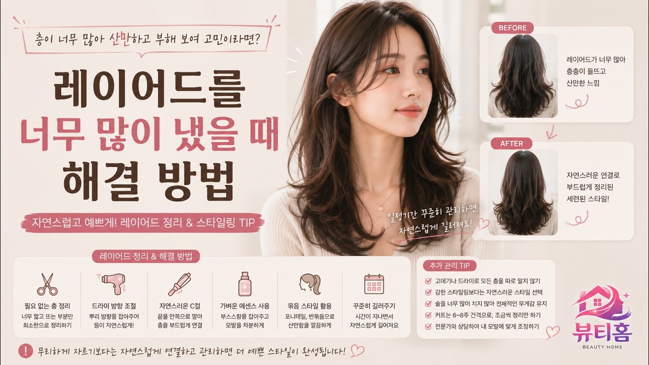레이어드를 너무 많이 냈을 때 해결 방법