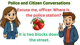 100 Police and Citizen Conversations in English | Daily English Speaking Practice | Beginner English