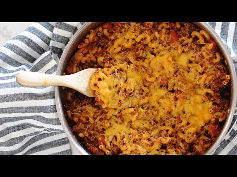 Cheesy Goulash | Easy Beef Goulash Recipe