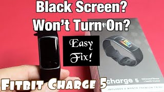 Fitbit Charge 5: How to Fix Black Screen (Screen Won