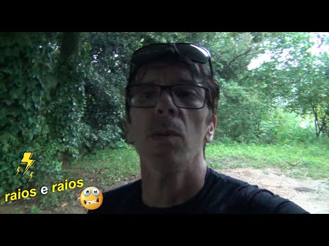 Tempestade e muitos raios âš¡ï¸em Tubarão, SC.