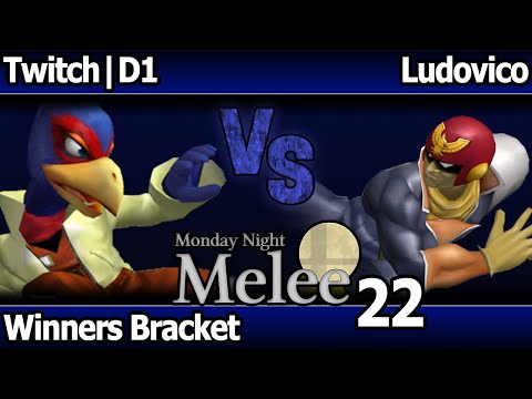 MNM 22 Melee - Twitch | D1 (Falco) vs Ludovico (C Falcon) - Winners Bracket