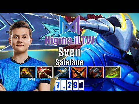 Sven Safelane | Nigma.iLTW | INSANE 864 GPM MONSTER CARRY SVEN | 7.29d Gameplay Highlights