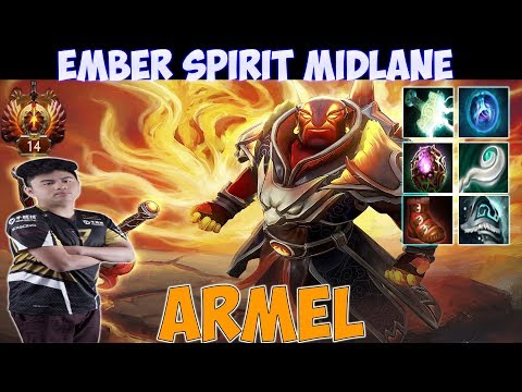 Armel - Ember Spirit Midlane Gameplay | Top Rank Pro Gameplay - Dota 2