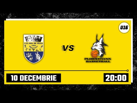 LIVE 🏀 CN U16M CSS Ramnicu Valcea - ABC Lynx Ploiesti