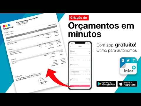 Como fazer orçamentos pelo celular com o app Infor+
