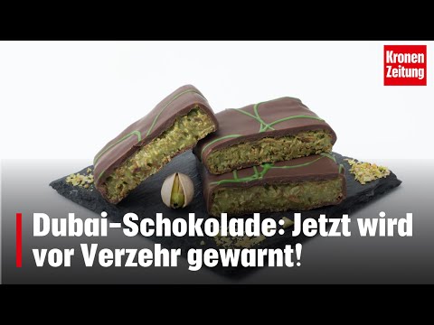 Dubai-Schokolade: Jetzt wird vor Verzehr gewarnt! | krone.tv NEWS