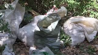 Нерегламентирано сметище е образувано край пътя за с. Въгларово