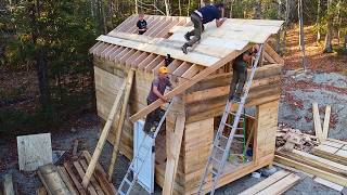 Off Grid Cabin : Roof Rafters : Ep 6