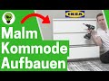 IKEA Malm Kommode Aufbauen ULTIMATIVE ANLEITUNG Wie Malm Kommode Mit Schubladen Richtig Montieren