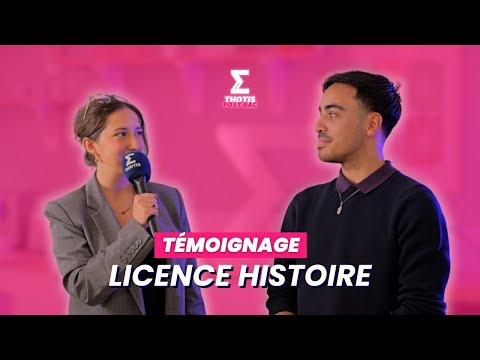Licence histoire : témoignage étudiant
