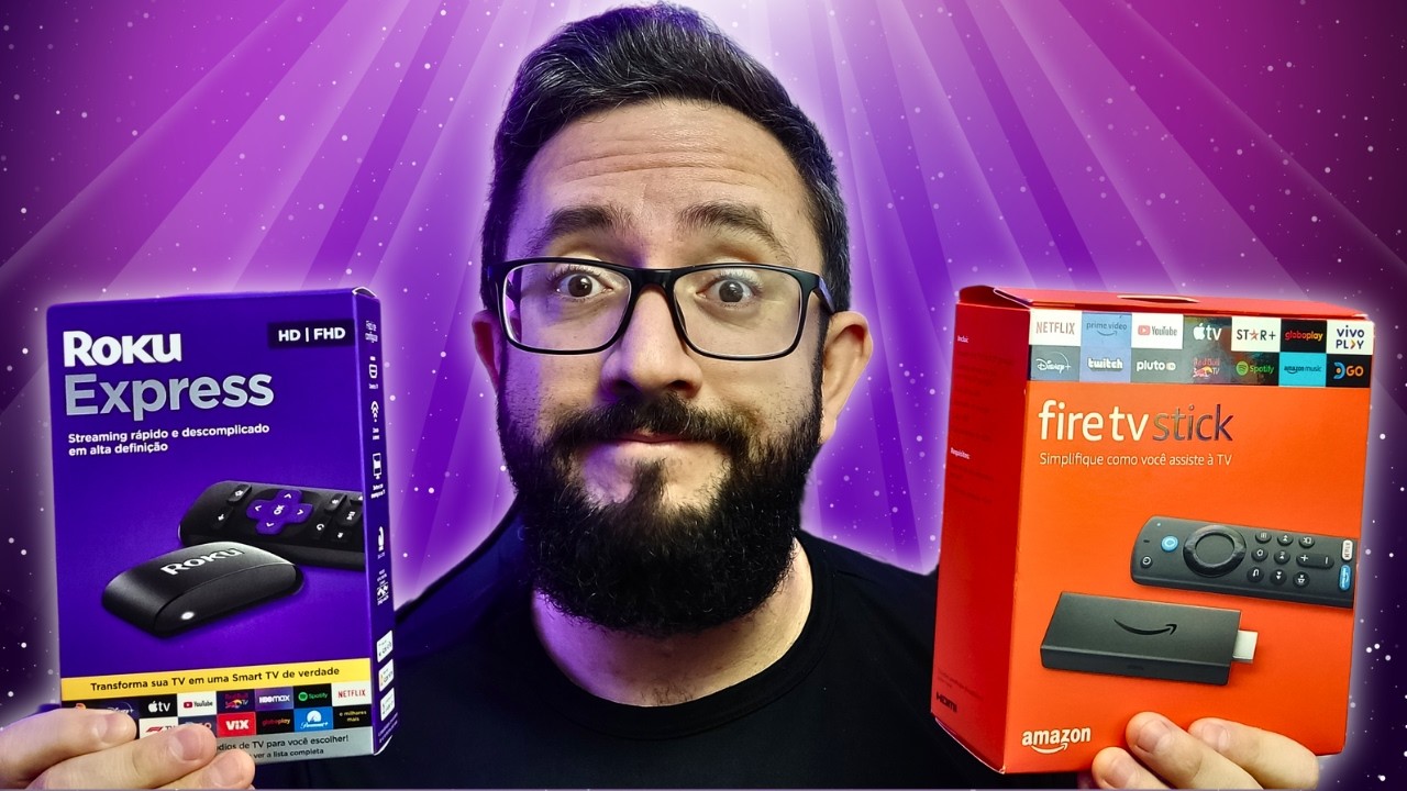 REVIEW 2024! FIRE TV STICK vs ROKU EXPRESS - QUAL VALE MAIS A PENA?