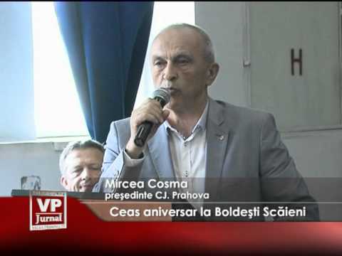 Ceas aniversar la Boldeşti Scăieni