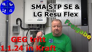 Firmware-Freigabe SMA STP SE & LG Resu Flex - GEG tritt zum 1.1.24 in Kraft #sma