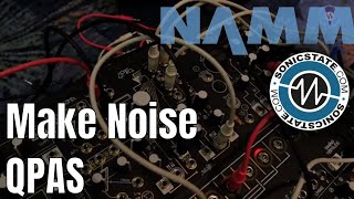 Video thumbnail for NAMM 2019: Make Noise QPAS - Stereo Filtering On The Floor.... by sonicstate