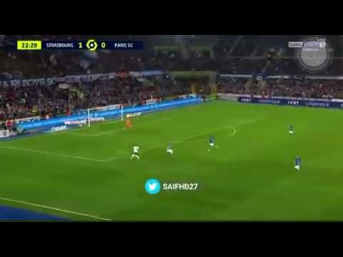 But de Kylian Mbappé vs RC Strasbourg 360p 1