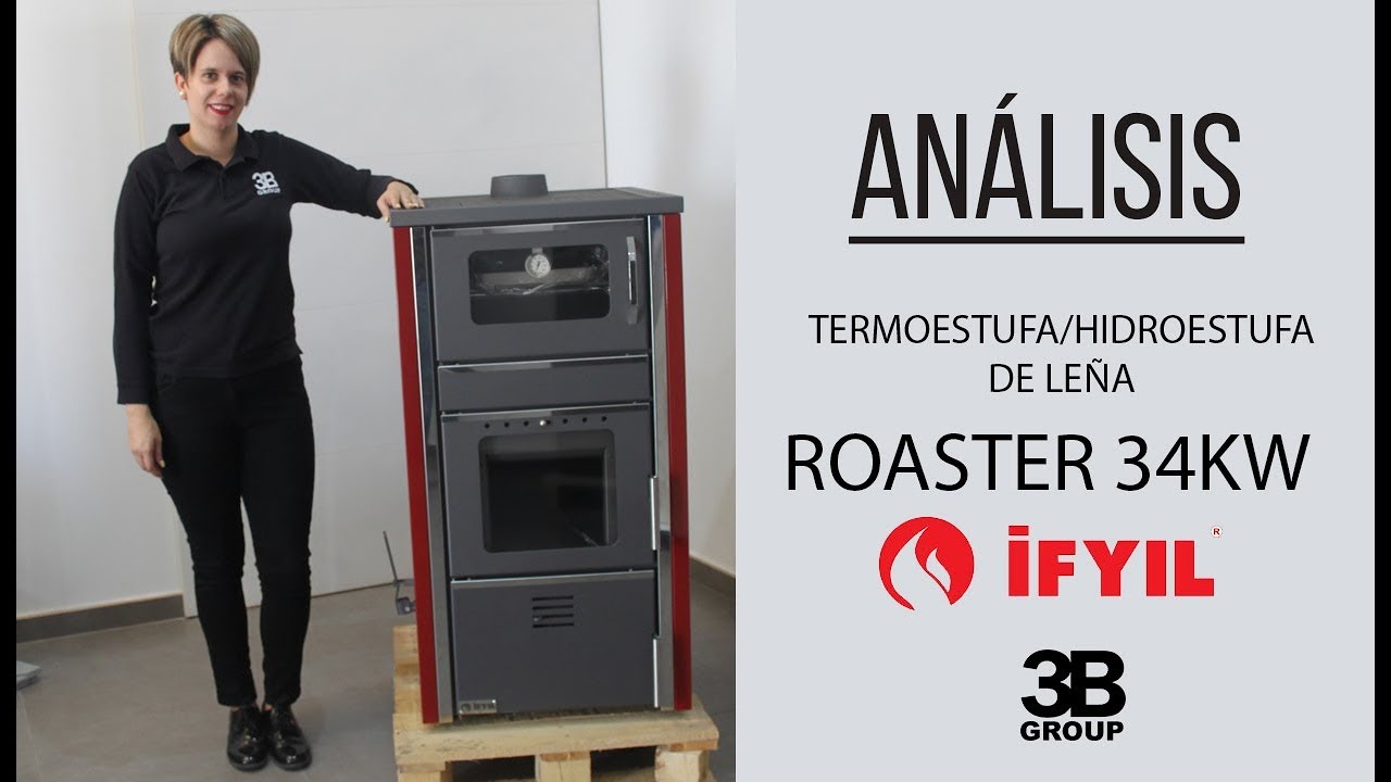 Termoestufa Hidroestufa de leña Ifyil modelo Roaster